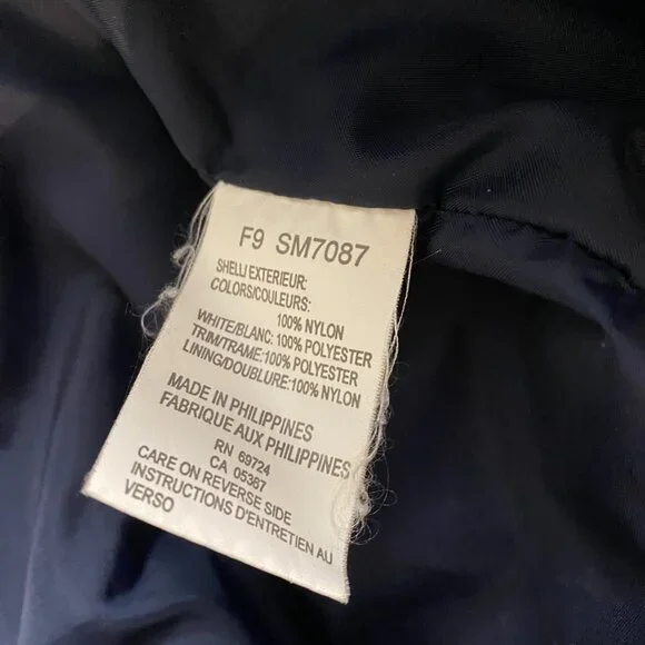 COLUMBIA 'BUGABOO' JACKET NAVY GREEN YELLOW SIZE LARGE PREOWNED - Picture 7 of 16